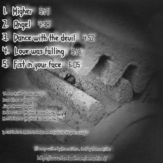 Demo CD Cover Rückseite